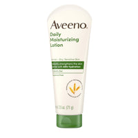 Thumbnail for Aveeno Daily Moisturizing Body Lotion with Soothing Prebiotic Oat, Gentle Lotion Nourishes Dry Skin With Moisture, Paraben-, Dye- & Fragrance-Free, Non-Greasy & Non-Comedogenic, 2.5 fl. Oz