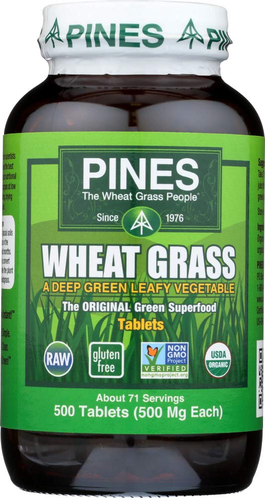 Pines International Pines Wheat Grass -- 500 mg - 500 Tablets
