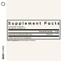 Thumbnail for Codeage Grass Fed Beef Liver Supplement Superfood, Freeze Dried, Non-Defatted, Desiccated Glandulars Bovine Pills, Pasture Raised Beef Vitamins, Non-GMO Liver Meat, 180 Capsules