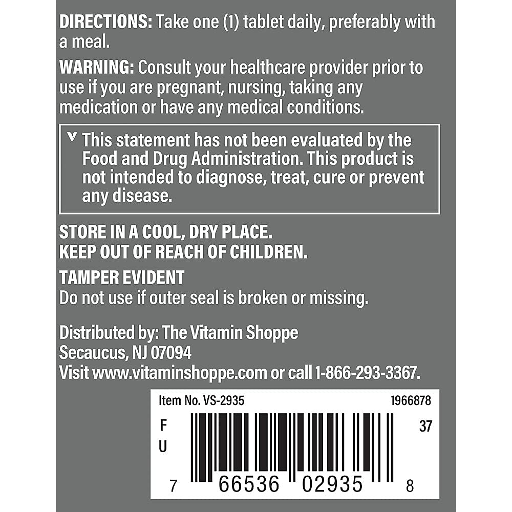The Vitamin Shoppe Beta Sitosterol 300MG, Prostate Health, Supports (120 Tablets)