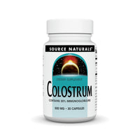 Thumbnail for Source Naturals Colostrum Contains 30 Percent Immunoglobulins - 30 Capsules