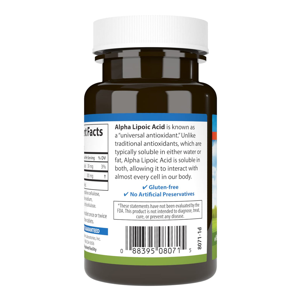 Carlson - Alpha Lipoic Acid, 300 mg, Promotes Energy Production, 90 Tablets