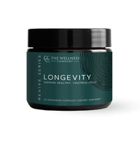 Thumbnail for The Wellness Company Longevity – Mitochondria Efficiency, DNA Repair, Cellular Senescense - NR, Lipsomal Glutathione, Resveratrol, Bifidobacterium 15B CFU | 60ct (1 Month Supply)