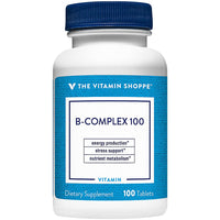 Thumbnail for The Vitamin Shoppe Vitamin B-Complex - Energy Metabolism & Nervous System Support, Complete B Vitamins (100 Tablets)