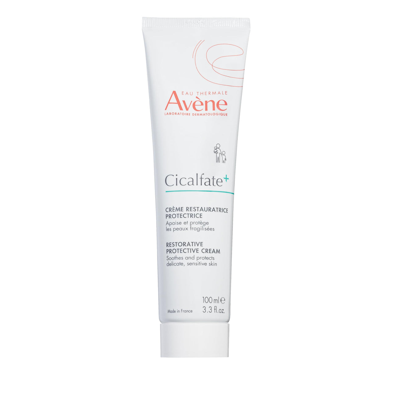 Avène Cicalfate+ Restorative Protective Cream, Face Moisturizer, face cream for sensitive skin, helps restore skin barrier, restorative cream, safe for infants, children and adults, 3.3 Fl Oz
