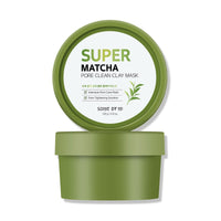 Thumbnail for SOME BY MI Super Matcha Pore Clean Clay Mask - 3.52Oz, 100g - Made from Match Water for Sensitive Skin - Skin Moisturizing Effect with Sebum and Pore Care - Korean Skin Care