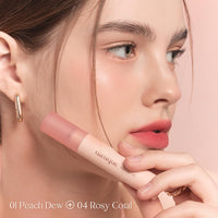Thumbnail for dasique Water Blur Tint #01 Peach Dew I Vegan, Cruelty-free I Non-sticky, Non-greasy, Watery Formula Transforming Into a Silky Finish