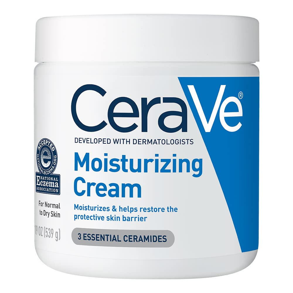 CeraVe Moisturizing Cream - Body & Face Moisturizer for Dry Skin