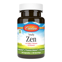 Thumbnail for Carlson - Totally Zen, GABA, L-Theanine & B Vitamins, Healthy Mood, Promotes Calmness & Mental Clarity, 30 Capsules