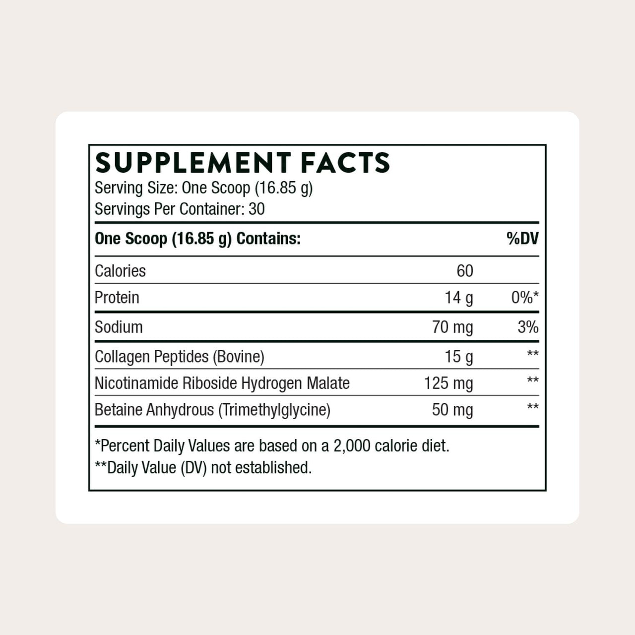 THORNE - Collagen Fit - Unflavored Collagen Peptides Powder with Nicotinamide Riboside - 15g of Collagen Peptides and 14g Protein per Serving - NSF Certified for Sport - 17.8 Oz - 30 Servings