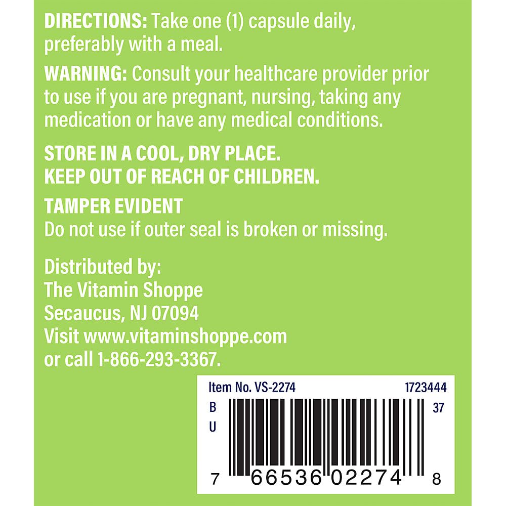 The Vitamin Shoppe Milk Thistle 300 MG - Liver Health Support, Detoxification & Antioxidant Protection (200 Capsules)