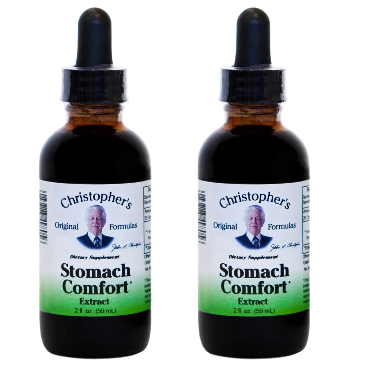 Stomach Comfort Formula Extract, 2 oz (Pack of 2) by Christopher'S Original Formulas