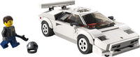Thumbnail for Lego Speed Champions Lamborghini Countach 76908, Race Car Toy Model Replica, Collectible Building Set with Racing Driver Minifigure