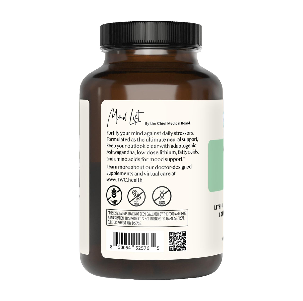 Mind Lift - Mood Boost, Mental Focus, Cognitive Defense - Lithium, GABA, DHA L-Phenylalanine | 120ct (2 Month Supply)