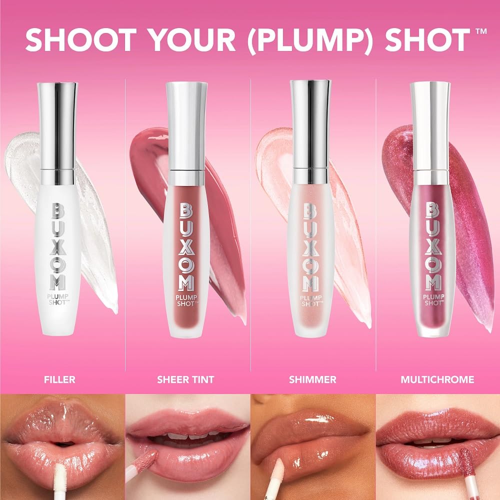 Buxom Plump Shot Peptides Lip Serum, Dreamy Dolly