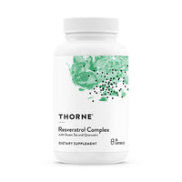 Thumbnail for THORNE - Resveratrol Complex (formerly PolyResveratrol-SR) - Supports Healthy Aging* - Trans-Resveratrol Supplement with Green Tea, Quercetin & Curcumin Phytosome - Third-Party Certified - 60 Capsules