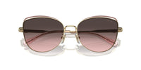 Thumbnail for COACH HC7162 Sunglasses, Shiny Light Gold/Rose/Grey Pink Gradient, 57 mm