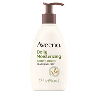 Thumbnail for Aveeno Daily Moisturizing Body Lotion with Soothing Oat and Rich Emollients to Nourish Dry Skin, Fragrance-Free, 12 Fl Oz (Pack of 6)