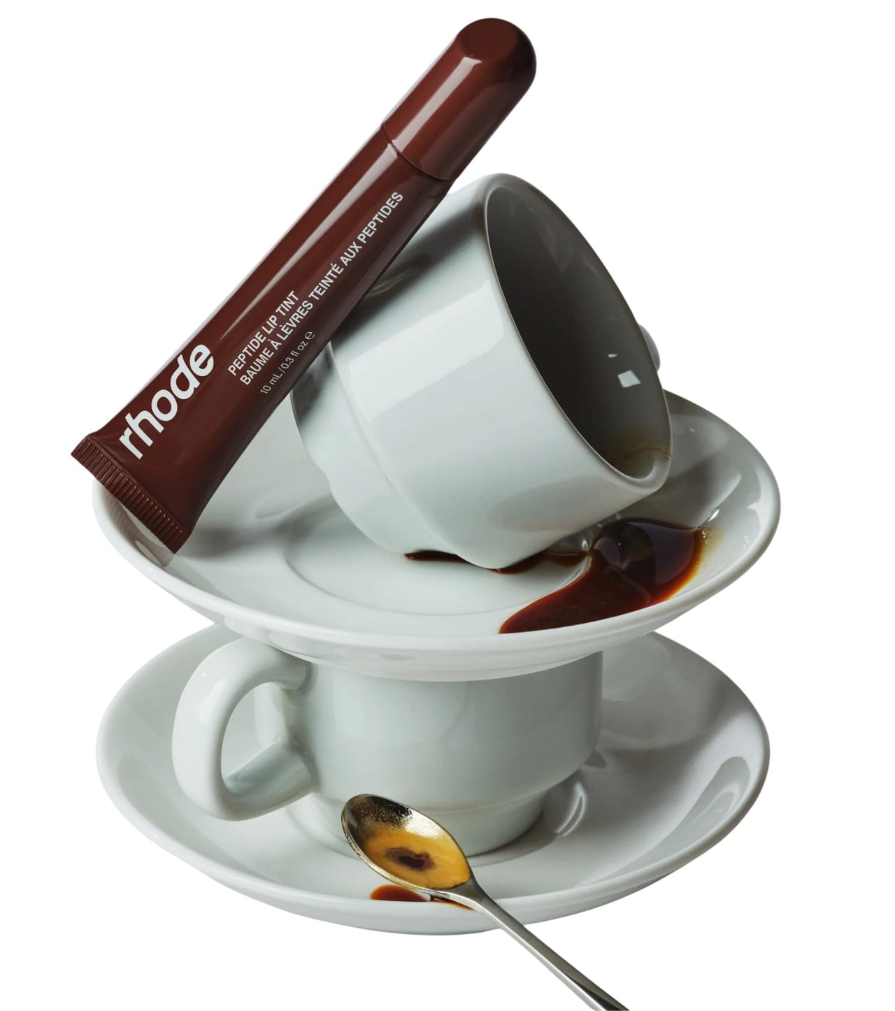 Rhode Peptide Lip Tint, Sheer Color and Hydrating Finish, 3 fl oz, 10ml (Espresso)