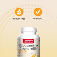 Thumbnail for Jarrow Formulas Glucosamine + Chondroitin - 240 Capsules - Nutrient Support - Dietary Supplement for Joint Health - with Vitamin C & Manganese - 60 Servings