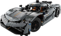 Thumbnail for LEGO Technic Koenigsegg Jesko Absolut Grey Hypercar, Sports Car Building Set for Boys and Girls, Vehicle Racing for Kids, Buildable Model Kit, Sport Car Toy, Motor Enthusiasts’ Gift, 42173