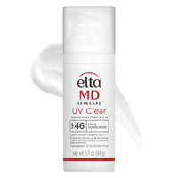 Thumbnail for EltaMD UV Clear Face Sunscreen SPF 46, Oil Free for Face with Zinc Oxide, Dermatologist Recommended Sunscreen Lotion, For Acne-Prone Sensitive Skin, 1.7 oz Pump