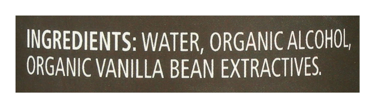 Frontier Co-op Organic Pure Vanilla Extract, 4 fl oz - For Coffee, Syrups, and Baking