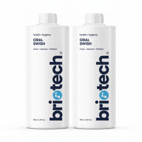 Thumbnail for BRIOTECH Oral Swish, Hypochlorous Acid Mouthwash Rinse, Gentle Oral Care Hygiene, Fight Bad Breath, Support Against Plaque, Gum Irritation & Tender Gums, Alcohol & Fluoride Free, 32 fl oz (2 Pack)
