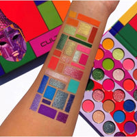Thumbnail for Juvia's Place Palette Culture - Yellow, Greens, Pink, Purple, Orange, Chromatic & Glitter Shades, 30 Pigmented Makeup Palette for Eye Color & Shine, Pressed
