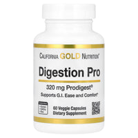 Thumbnail for California Gold Nutrition Digestion Pro with ProDigest®, Botanical Digestive Blend of Artichoke and Ginger Extracts, 320 mg, 60 Veggie Capsules