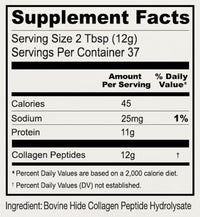 Thumbnail for Anthony's Collagen Peptide Powder, 1 lb, Pure Hydrolyzed, Gluten Free, Keto and Paleo Friendly, Grass Fed, Unflavored, Non GMO