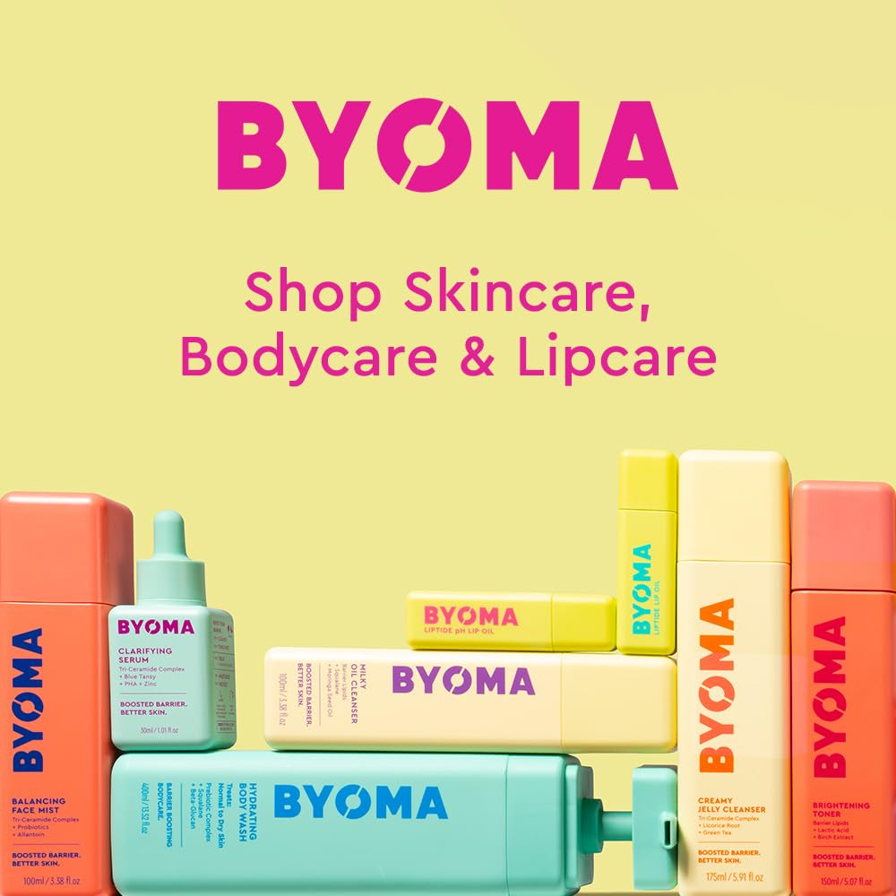 BYOMA De-Puff + Brighten Eye Gel - Lightweight Gel Eye Cream for Dark Circles, Puffiness & Wrinkles - Under Eye Cream With Hyaluronic Acid & Vitamin C - Barrier Repair Skincare - 0.68 fl. oz