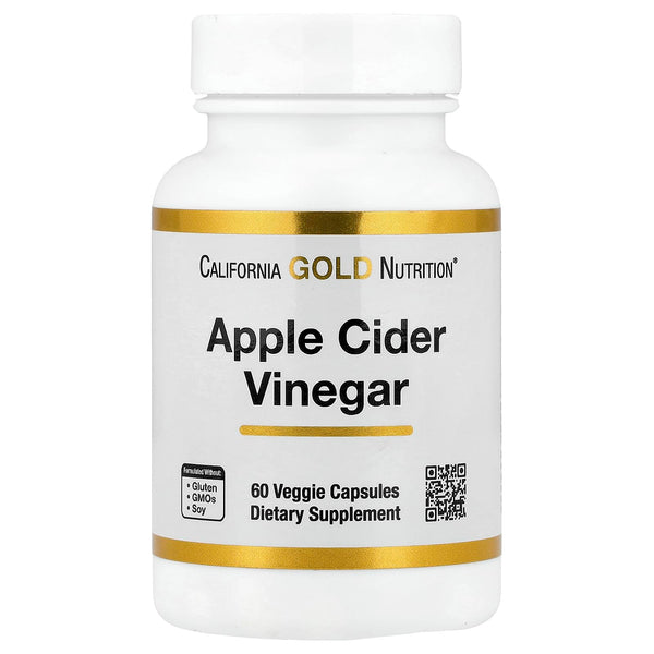 California Gold Nutrition Apple Cider Vinegar, 60 Veggie Capsules (450 mg per Capsule)