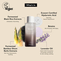 Thumbnail for haruharu Wonder Black Rice Hyaluronic Toner, Deep Hydration, Glass Skin, Hyaluronic Acid, Lavender Oil, Skin Plumpling, Korean Skincare, Vegan, Cruelty-Free, 5.1 fl.oz