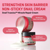 Thumbnail for SOME BY MI Snail Truecica Miracle Repair Cream - 2.02Oz, 60ml - Made from Snail Mucin for Sensitive Skin - Daily Repair Face Moisturizer for Acne Marks and Strengthen Skin Barrier - Korean Skin Care