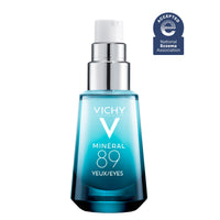 Thumbnail for Vichy Mineral 89 Eye Serum, Hyaluronic Acid and Caffeine Cream, Under Eye Cream For Dark Circles, Hydrating & Puffiness Reducer, Opthalmologist Tested