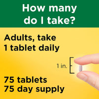Thumbnail for Nature Made Vitamin B12 1000 mcg, Dietary Supplement For Energy Metabolism Support, 75 Time Release Tablets, 75 Day Supply