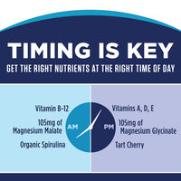 Thumbnail for KAL Men's Multivitamin AM/PM, Antioxidants Supplement, Muscle, Immune, Electrolyte Balance, Overall Wellness Support, Made Without GMOs and Soy, Vegan, 30 Servings, 120 Tablets
