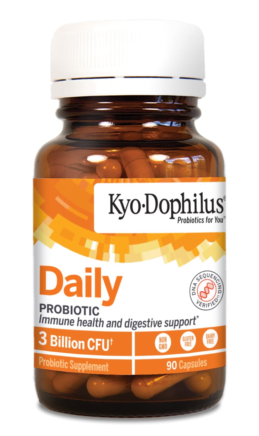 Kyolic Kyo-Dophilus Daily Probiotic, Immune Health & Digestive Support*, 90 Capsules