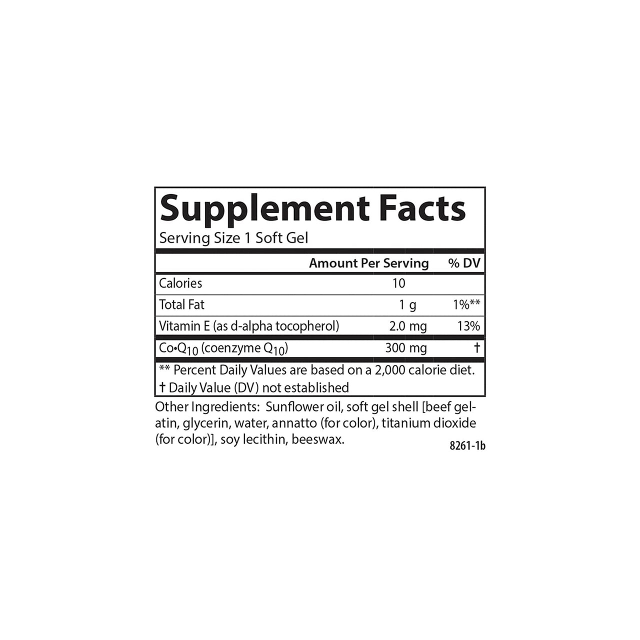 Carlson - Co-Q10, Co-Enzyme Q10, 300 mg, Energy Production & Heart Function, 60 Softgels