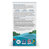 Thumbnail for Nordic Naturals Arctic Cod Liver Oil, Lemon - 180 Soft Gels - 750 mg Total Omega-3s with EPA & DHA - Heart & Brain Health, Healthy Immunity, Overall Wellness - Non-GMO - 60 Servings