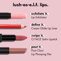 Thumbnail for e.l.f. Cream Glide Lip Liner, Highly-Pigmented Pencil For Shaping & Sculpting Lips, Semi-Matte Finish, Vegan & Cruelty-Free, Plum & Get It