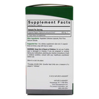 Thumbnail for Nature's Answer Cayenne Pepper Powder Capsule Supplement, 90-Count | Natural Metabolism Booster | Promotes Cardiovascular Health | Helps with Digestion & Circulation (Pack of 1)