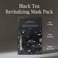 Thumbnail for Pyunkang Yul PKY Black Tea Revitalizing Mask Pack with Low Molecule Collagen, Shea Butter, Skin Revival, Elasticity Care, Deep Moisturizing, Korean Face Skin Care Facial Mask Sheet 25ml x 10ea