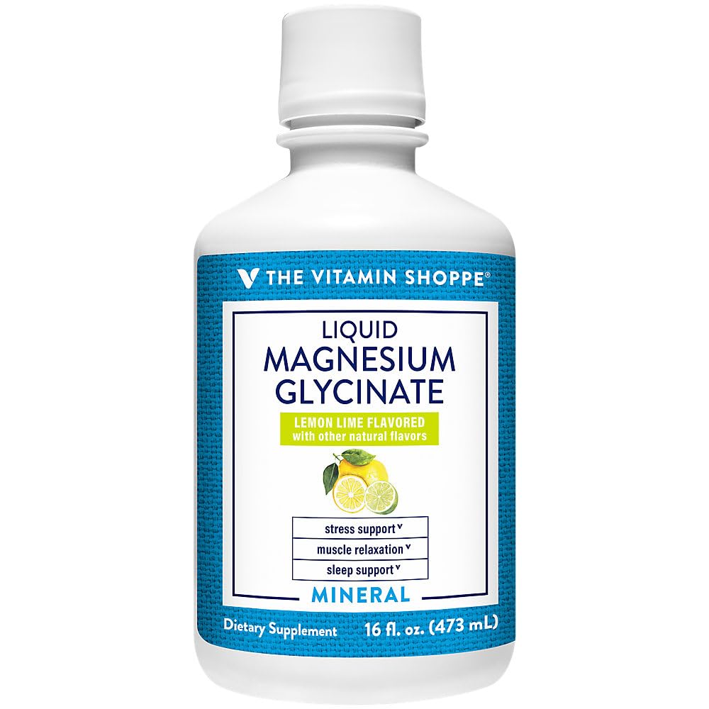 The Vitamin Shoppe Magnesium Glycinate - Muscle Relaxation, Bone Health & Calm Support, Gentle on Stomach
