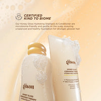 Thumbnail for Gisou Honey Gloss Ceramide Therapy Hydrating Shampoo, Microbiome-Balancing, Wildflower Honey Scented, Frizz Control, Color Safe, Dermatologist Tested