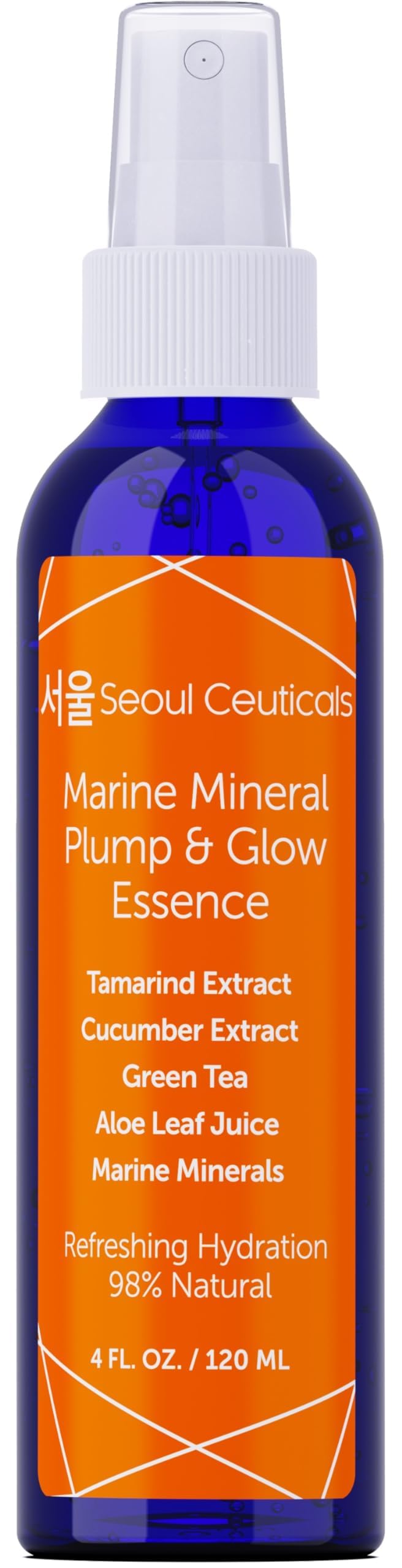 SeoulCeuticals Korean Skin Care Essence Toner - K Beauty Skincare Spray Mist for Face Contains Cucumber Extract and Marine Minerals + Organic Aloe - Get That Healthy Youthful Glow