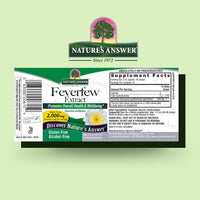Thumbnail for Nature's Answer Alcohol-Free Feverfew 2000mg 1oz Extract | Promotes Overall Well-Being | Source of Parthenolide | No Artificial Flavors or Preservatives | Single Count