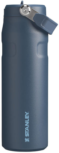 Thumbnail for Stanley IceFlow Flip Straw 2.0 Water Bottle 24 OZ | Built-In Straw with Larger Opening | Lightweight & Leak-Resistant | Insulated Stainless Steel | BPA-Free | Navy