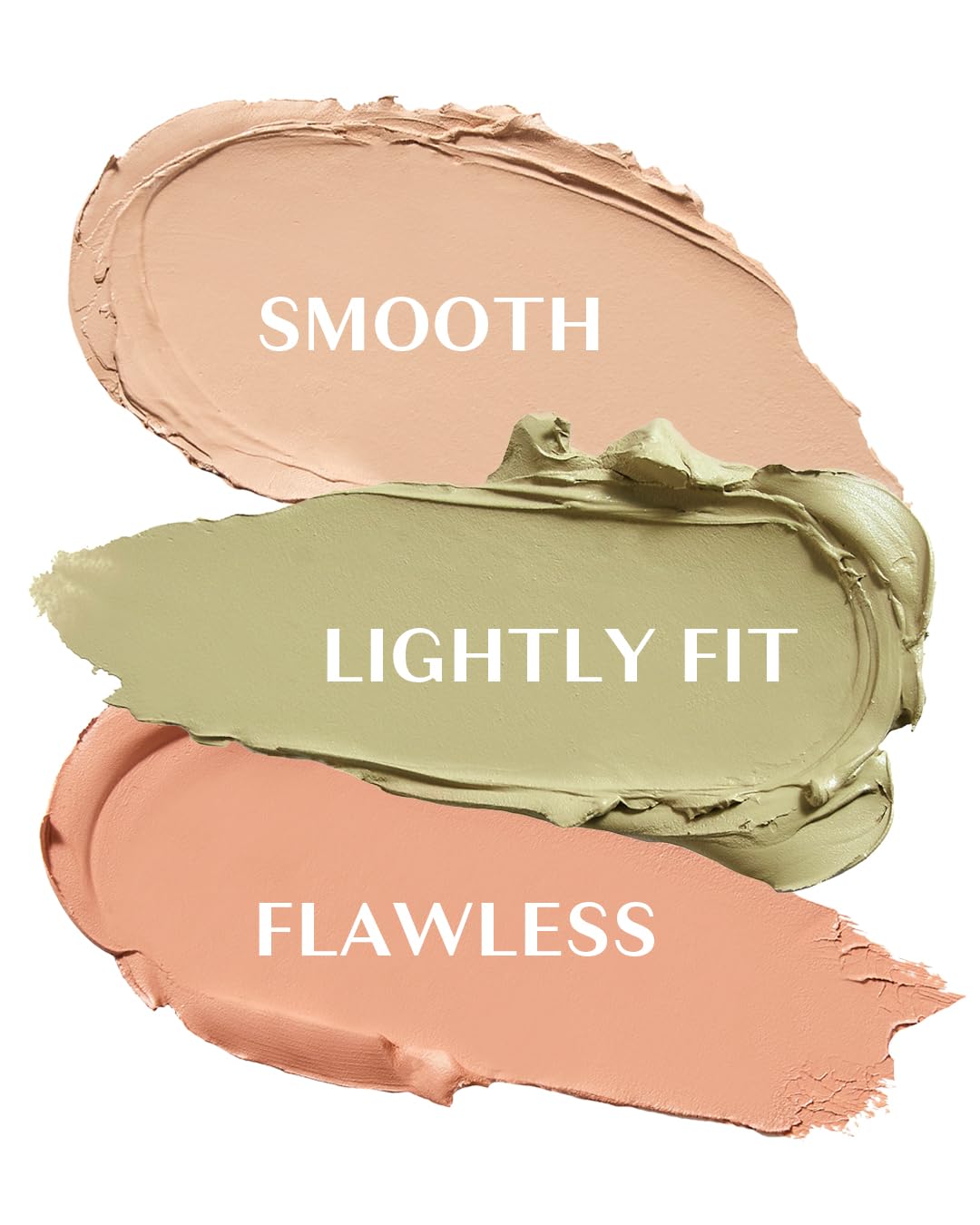 THE SAEM Cover Perfection Triple Pot Concealer - 3 Color Concealer with Clear Beige, Green & Peach Shades - Full Coverage to Correct & Conceal Redness, Dark Circles, 01 Correct Beige